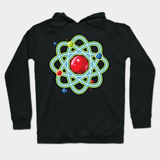 movement of the atom Hoodie